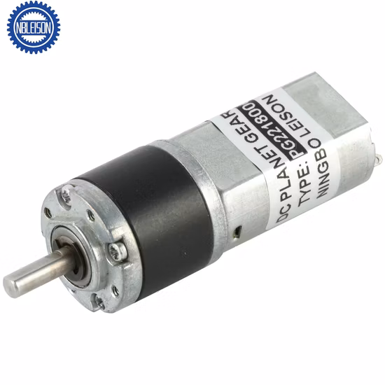 Micro DC Planetary Gearbox Motor 22mm 3V 24V with Reduction Gear